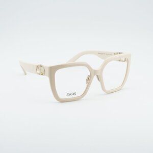 Dior 30MONTAIGNEO S1F 9500 Eyeglasses Ivory 55mm Square Frame